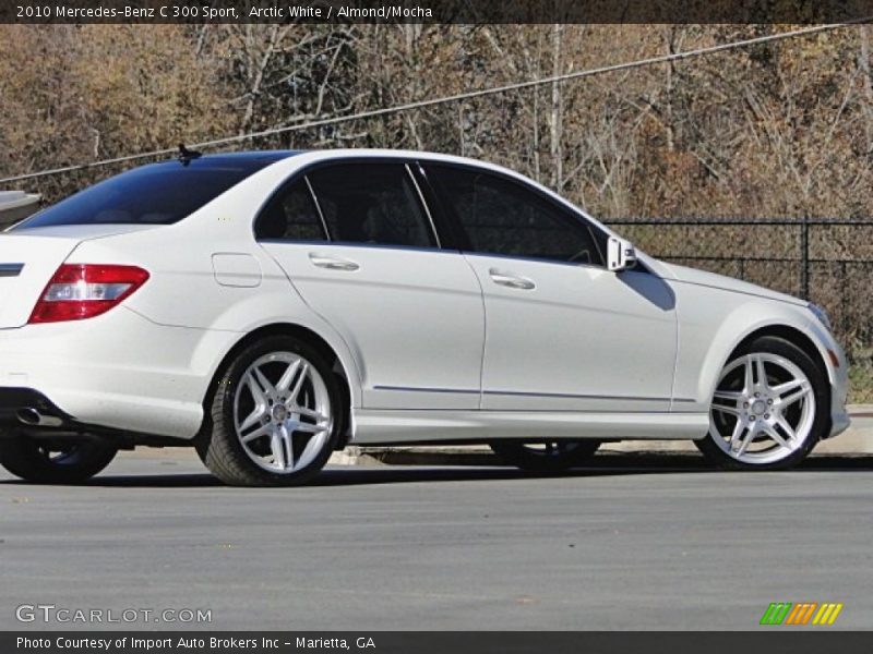 Arctic White / Almond/Mocha 2010 Mercedes-Benz C 300 Sport