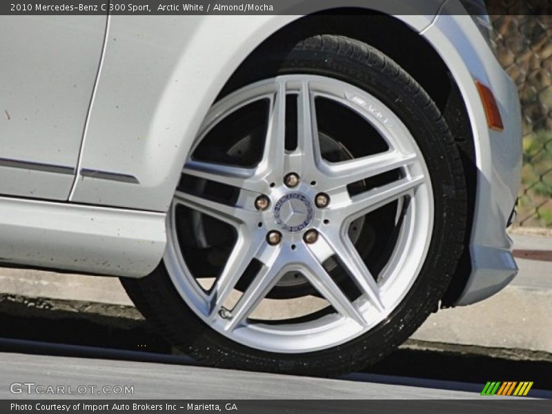 Arctic White / Almond/Mocha 2010 Mercedes-Benz C 300 Sport