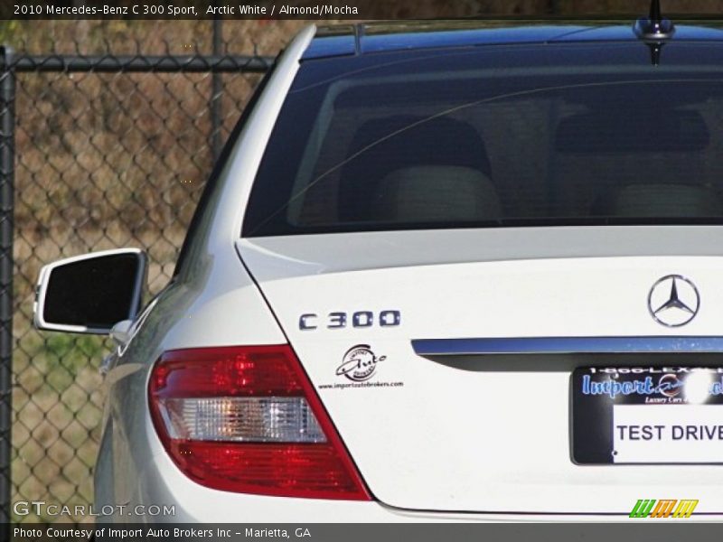 Arctic White / Almond/Mocha 2010 Mercedes-Benz C 300 Sport