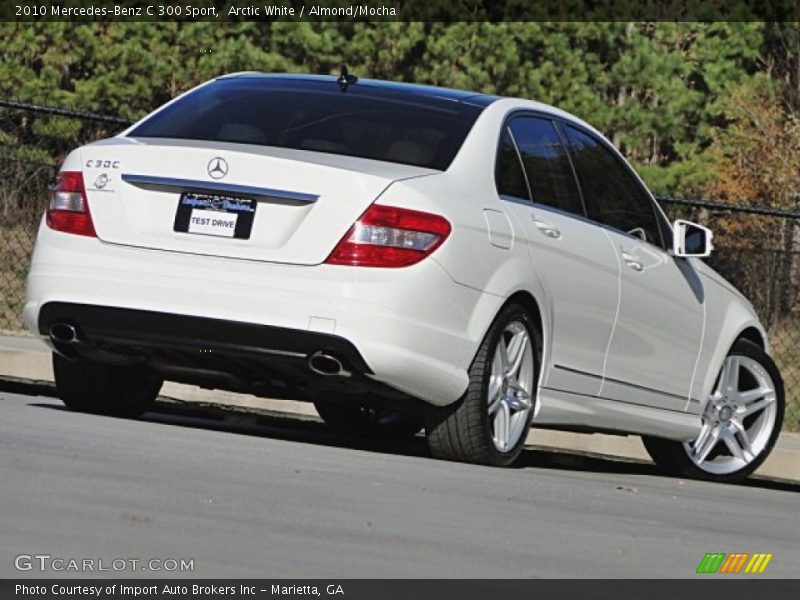 Arctic White / Almond/Mocha 2010 Mercedes-Benz C 300 Sport