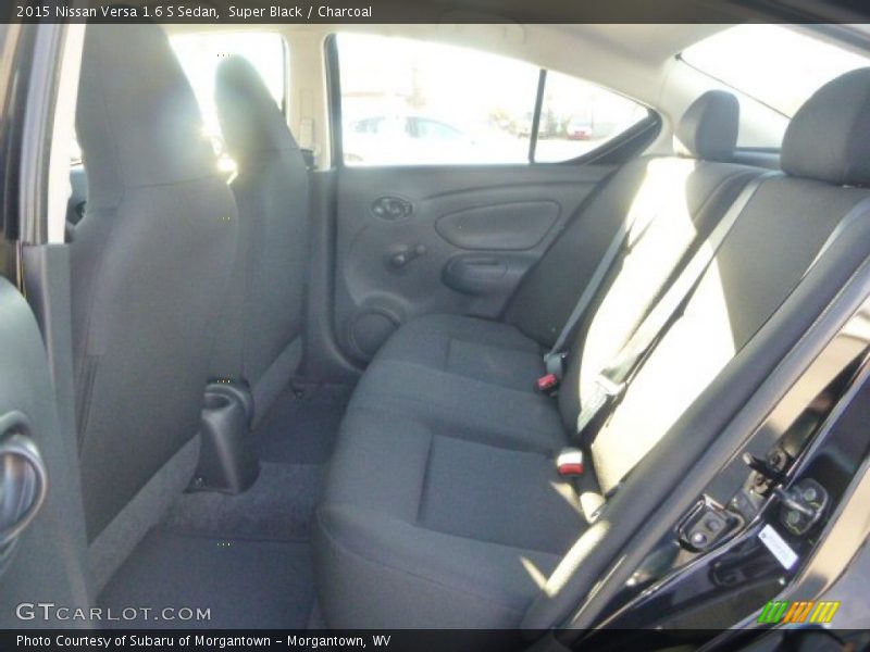 Super Black / Charcoal 2015 Nissan Versa 1.6 S Sedan