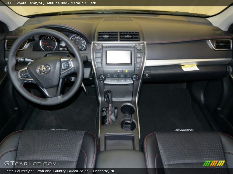 Attitude Black Metallic / Black 2015 Toyota Camry SE