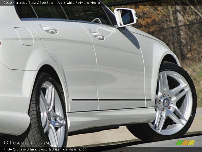 Arctic White / Almond/Mocha 2010 Mercedes-Benz C 300 Sport