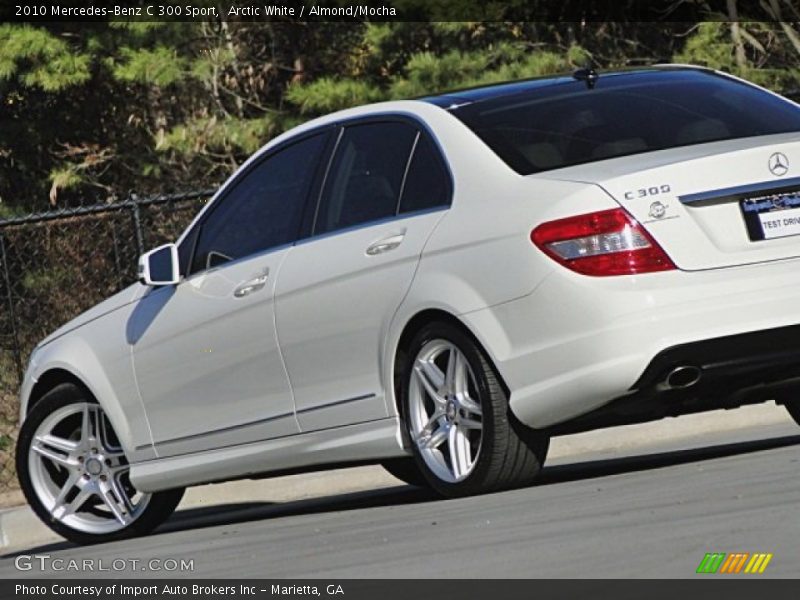 Arctic White / Almond/Mocha 2010 Mercedes-Benz C 300 Sport