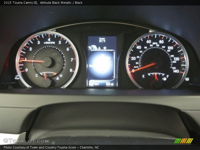 Attitude Black Metallic / Black 2015 Toyota Camry SE