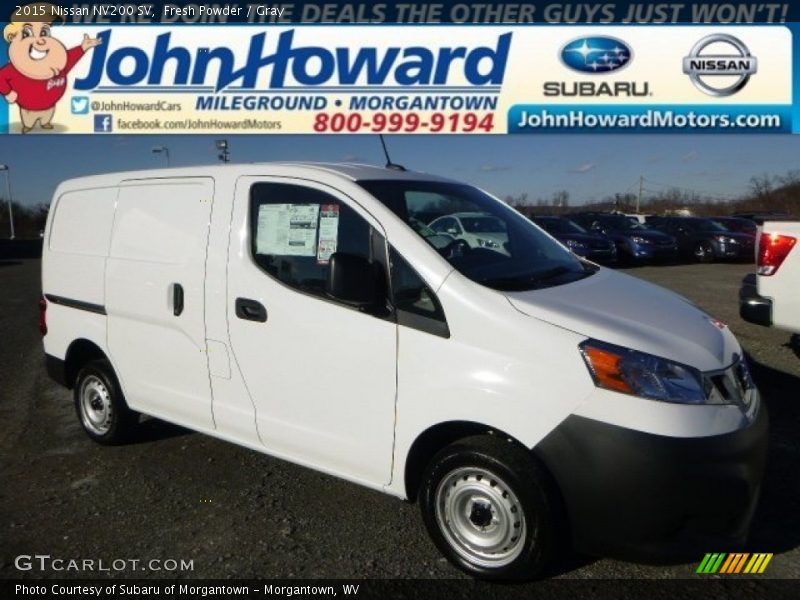 Fresh Powder / Gray 2015 Nissan NV200 SV
