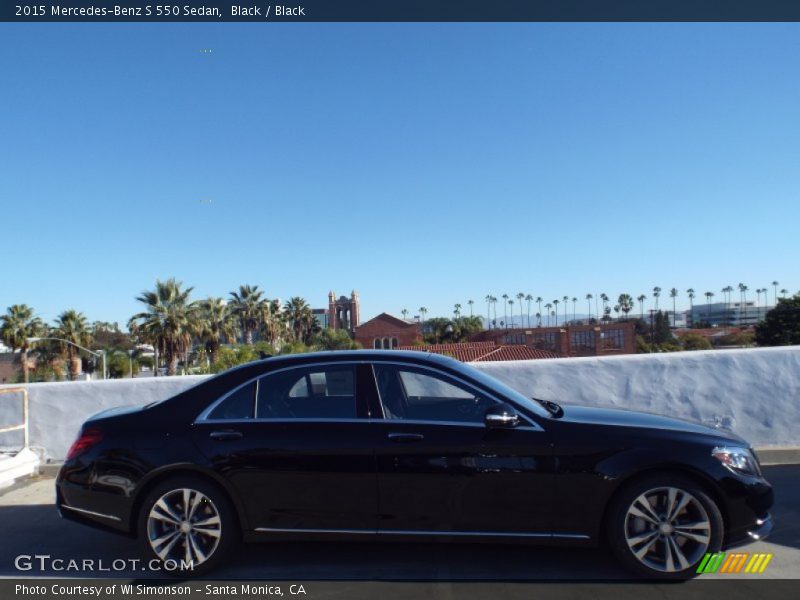 Black / Black 2015 Mercedes-Benz S 550 Sedan