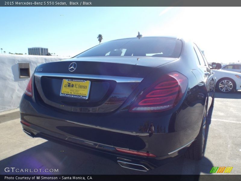 Black / Black 2015 Mercedes-Benz S 550 Sedan