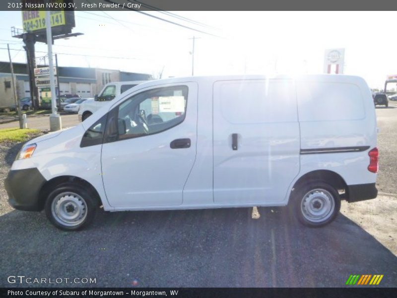 Fresh Powder / Gray 2015 Nissan NV200 SV