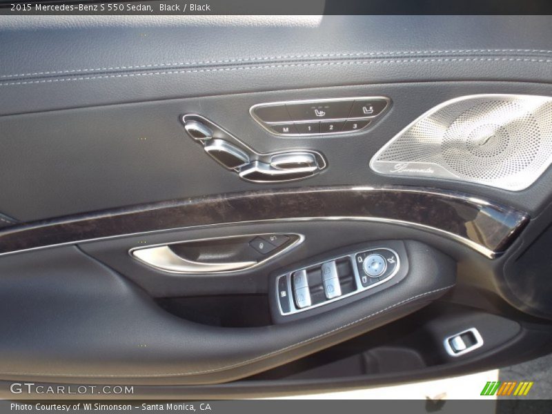 Black / Black 2015 Mercedes-Benz S 550 Sedan
