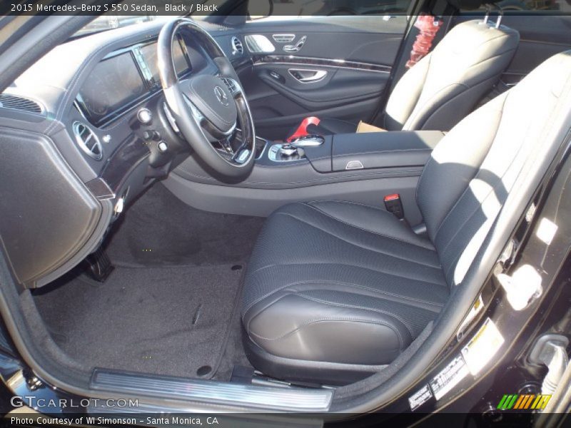 Black / Black 2015 Mercedes-Benz S 550 Sedan