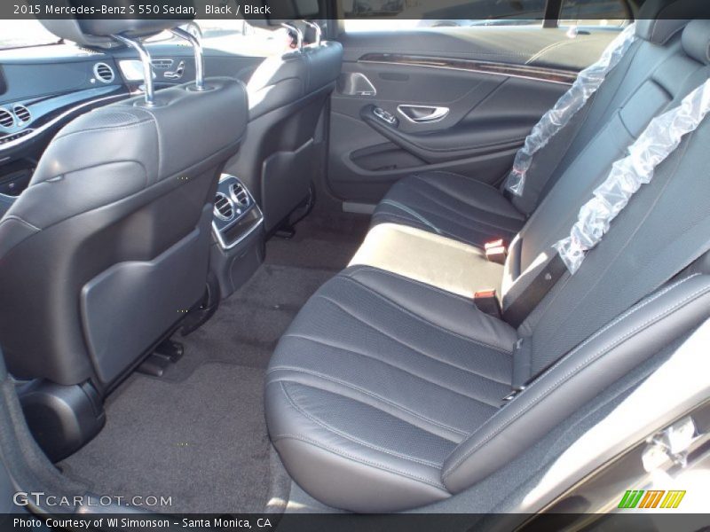 Black / Black 2015 Mercedes-Benz S 550 Sedan