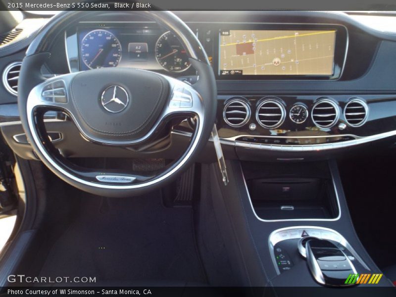 Black / Black 2015 Mercedes-Benz S 550 Sedan