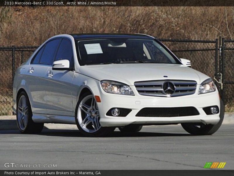 Arctic White / Almond/Mocha 2010 Mercedes-Benz C 300 Sport