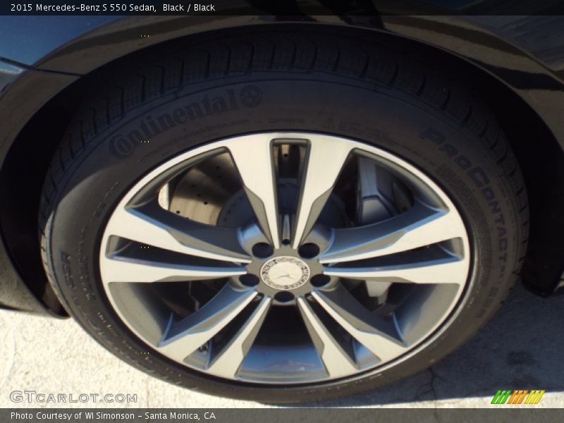 Black / Black 2015 Mercedes-Benz S 550 Sedan