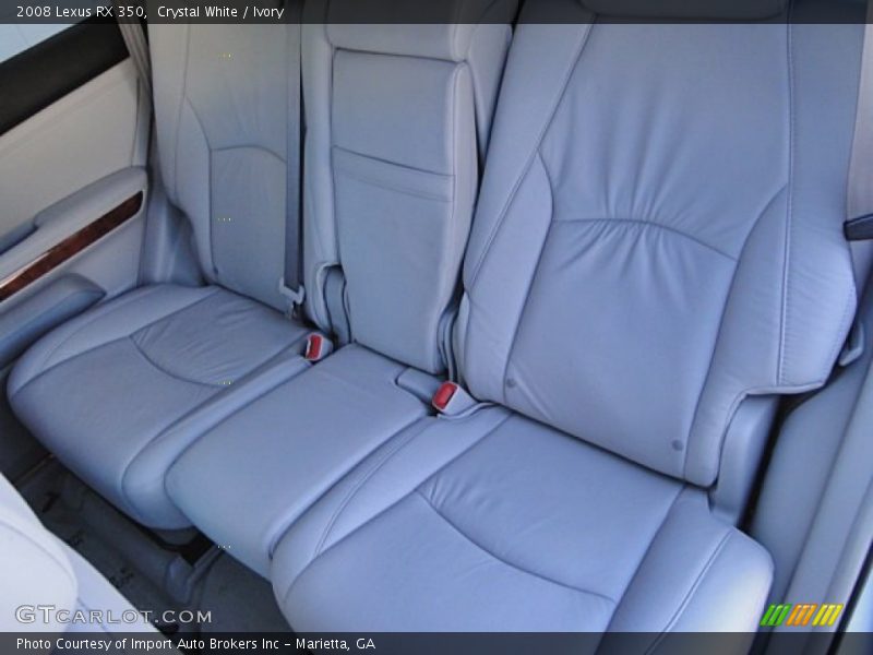 Rear Seat of 2008 RX 350