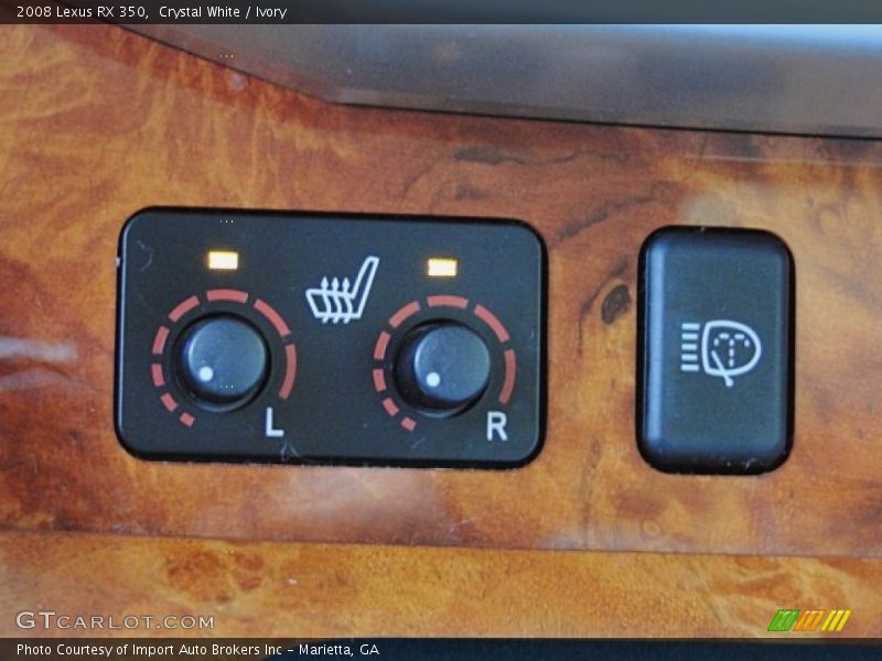 Controls of 2008 RX 350