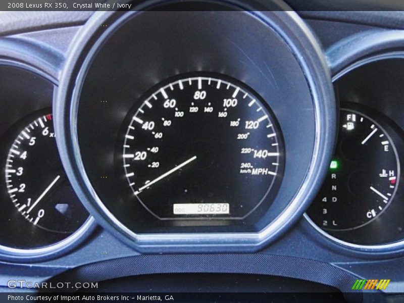 Crystal White / Ivory 2008 Lexus RX 350