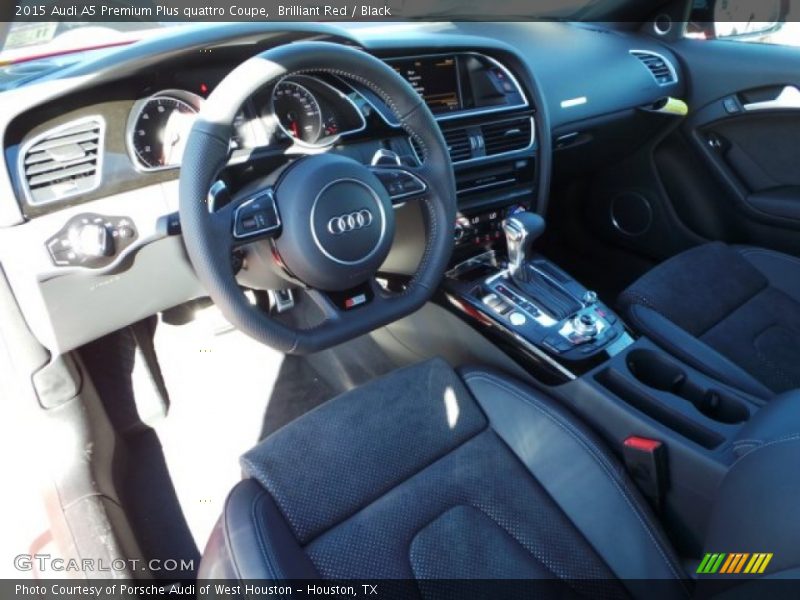 Brilliant Red / Black 2015 Audi A5 Premium Plus quattro Coupe