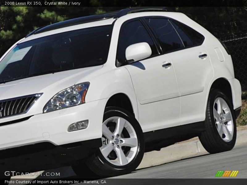 Crystal White / Ivory 2008 Lexus RX 350