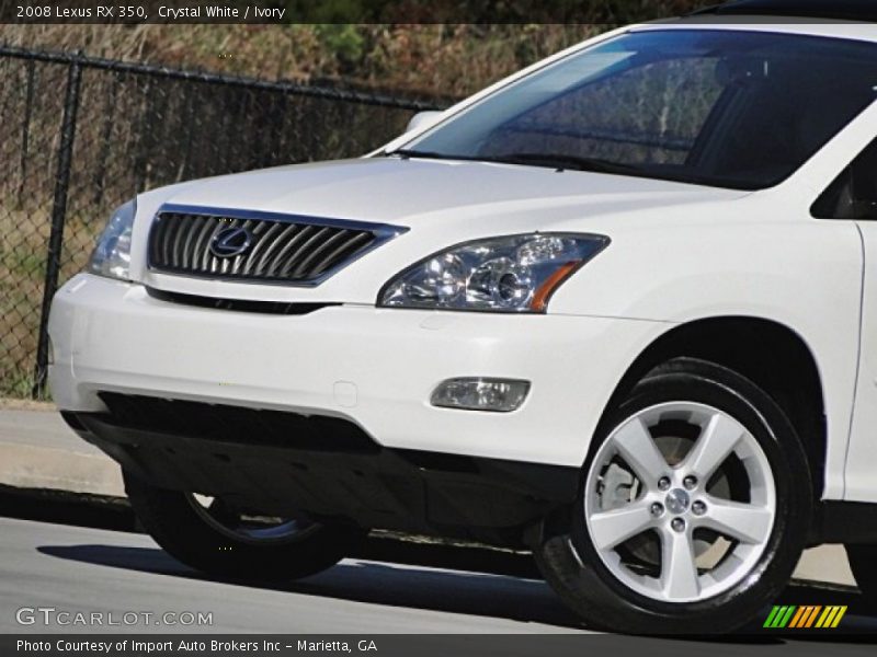 Crystal White / Ivory 2008 Lexus RX 350
