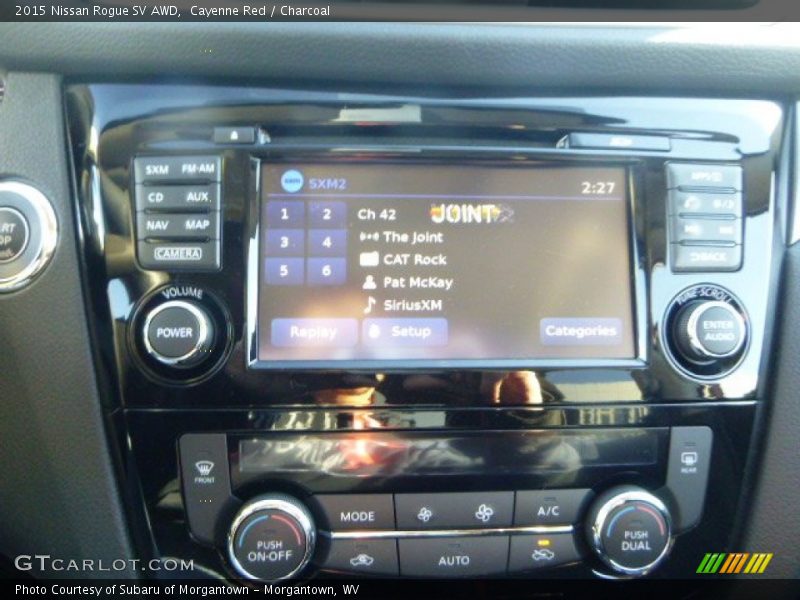 Cayenne Red / Charcoal 2015 Nissan Rogue SV AWD
