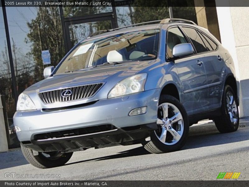 Breakwater Blue Metallic / Light Gray 2005 Lexus RX 330