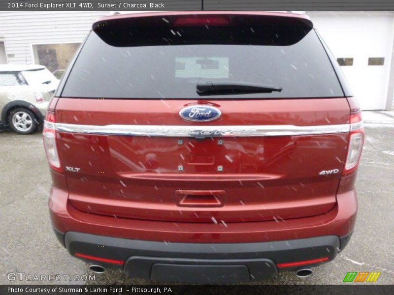 Sunset / Charcoal Black 2014 Ford Explorer XLT 4WD