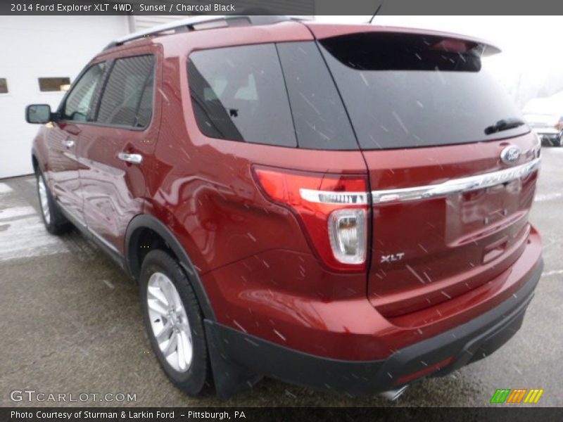 Sunset / Charcoal Black 2014 Ford Explorer XLT 4WD