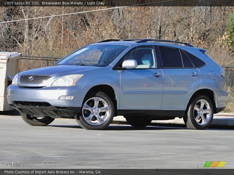 Breakwater Blue Metallic / Light Gray 2005 Lexus RX 330