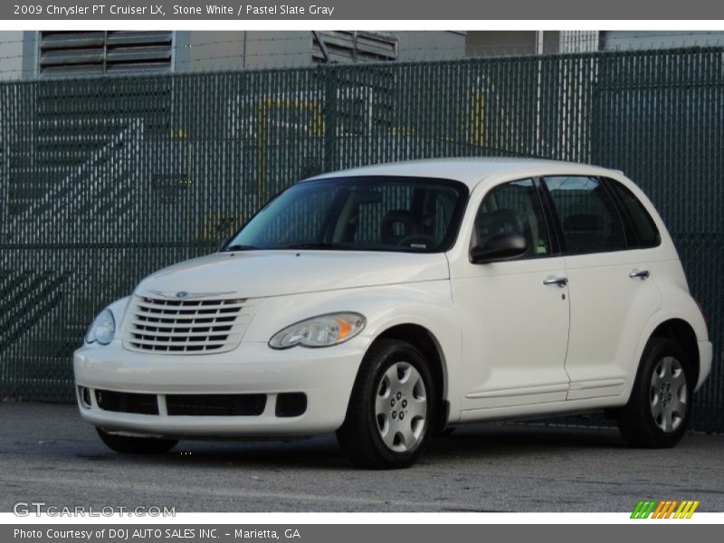 Stone White / Pastel Slate Gray 2009 Chrysler PT Cruiser LX