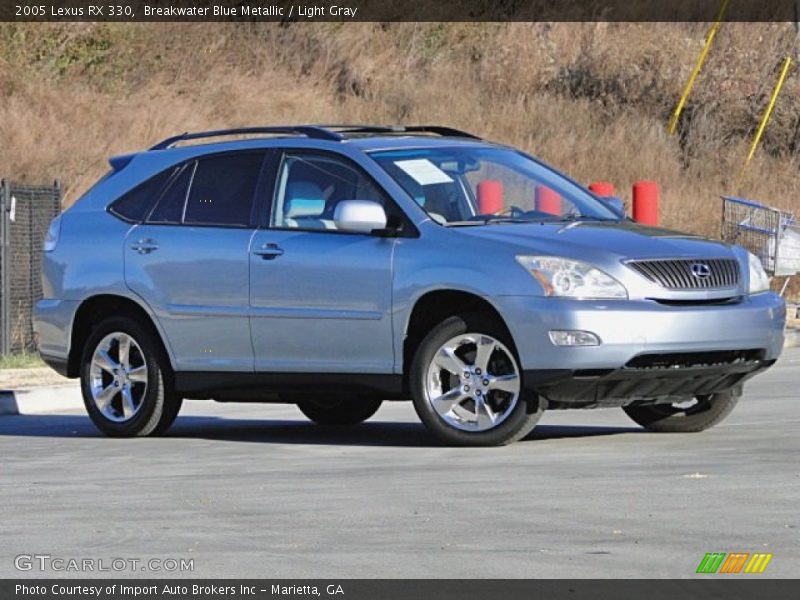 Breakwater Blue Metallic / Light Gray 2005 Lexus RX 330