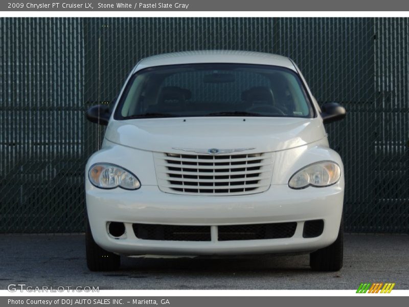 Stone White / Pastel Slate Gray 2009 Chrysler PT Cruiser LX