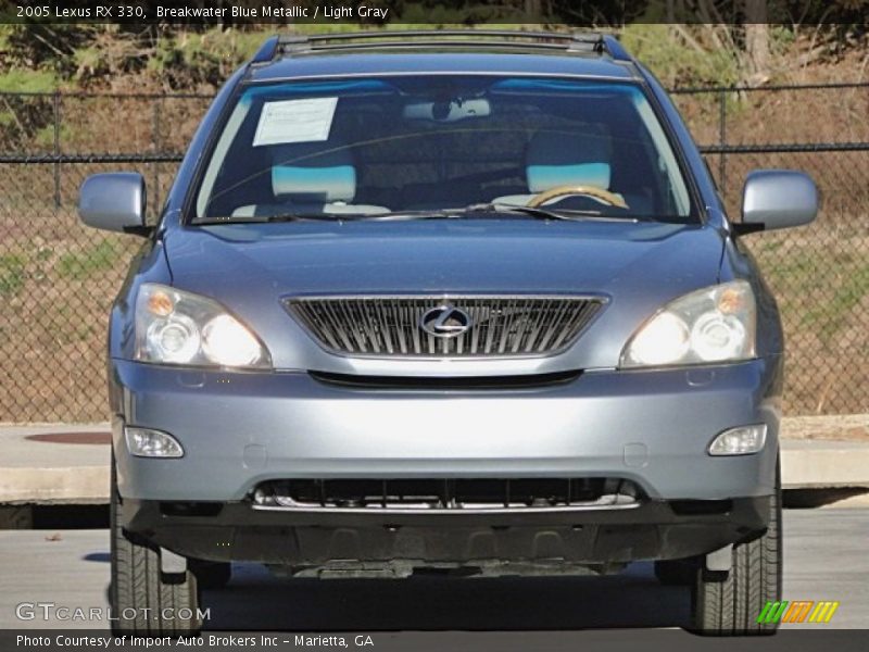 Breakwater Blue Metallic / Light Gray 2005 Lexus RX 330