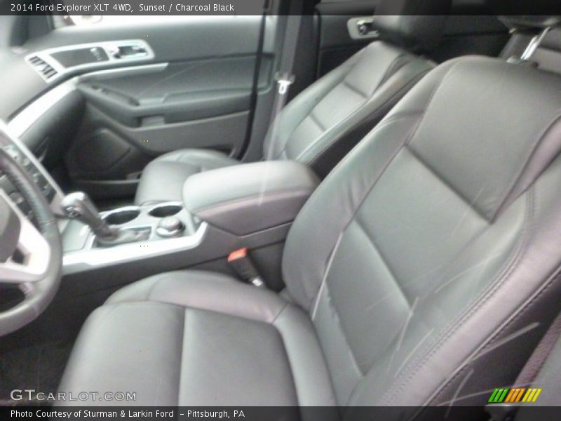 Sunset / Charcoal Black 2014 Ford Explorer XLT 4WD