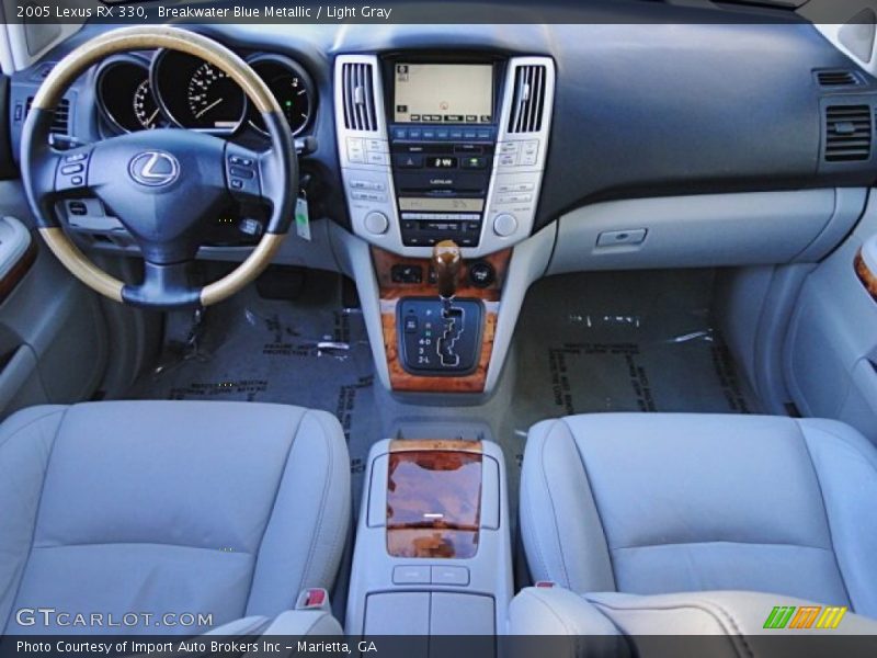 Breakwater Blue Metallic / Light Gray 2005 Lexus RX 330