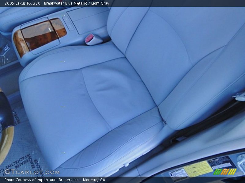 Breakwater Blue Metallic / Light Gray 2005 Lexus RX 330