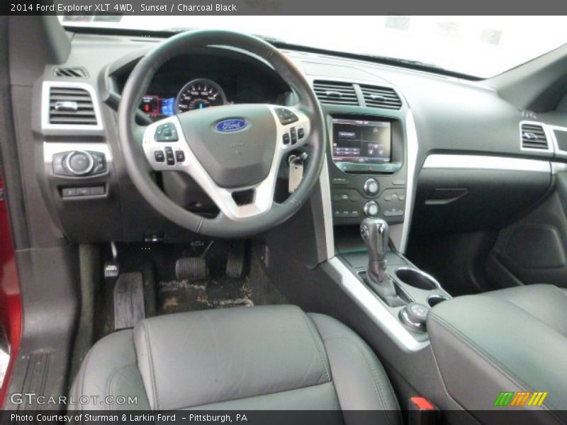 Sunset / Charcoal Black 2014 Ford Explorer XLT 4WD