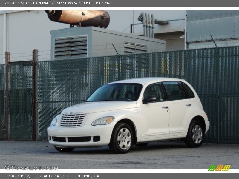 Stone White / Pastel Slate Gray 2009 Chrysler PT Cruiser LX