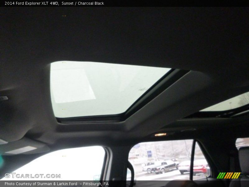 Sunset / Charcoal Black 2014 Ford Explorer XLT 4WD