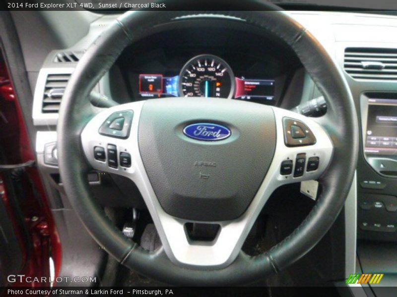 Sunset / Charcoal Black 2014 Ford Explorer XLT 4WD