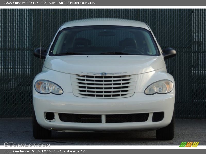 Stone White / Pastel Slate Gray 2009 Chrysler PT Cruiser LX
