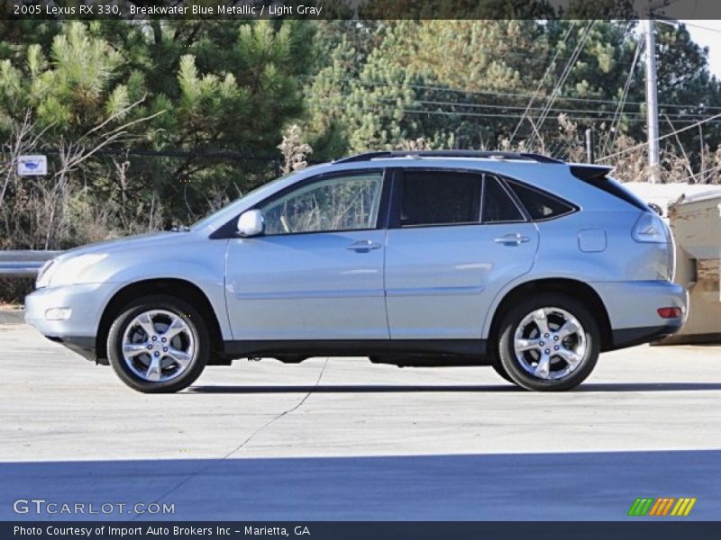 Breakwater Blue Metallic / Light Gray 2005 Lexus RX 330
