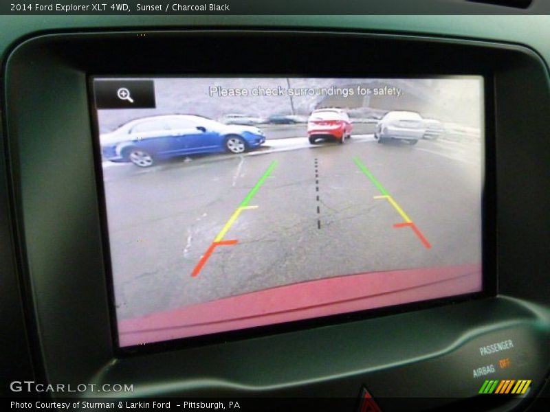 Sunset / Charcoal Black 2014 Ford Explorer XLT 4WD