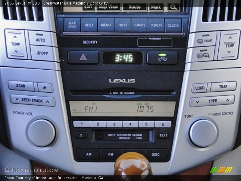 Breakwater Blue Metallic / Light Gray 2005 Lexus RX 330
