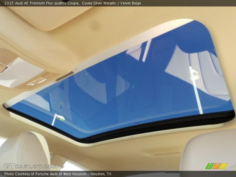 Cuvee Silver Metallic / Velvet Beige 2015 Audi A5 Premium Plus quattro Coupe