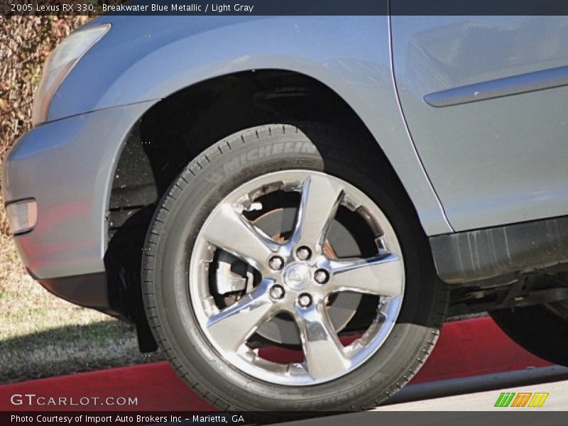 Breakwater Blue Metallic / Light Gray 2005 Lexus RX 330