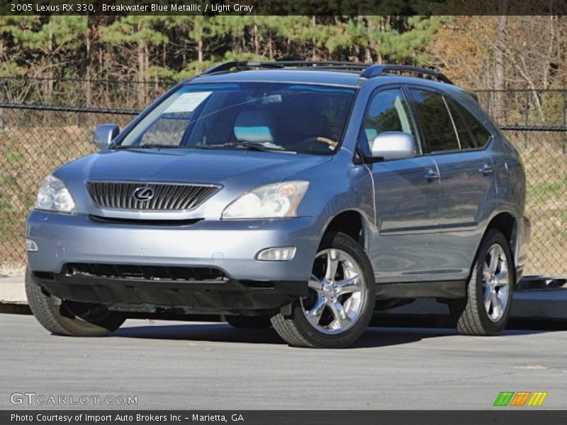 Breakwater Blue Metallic / Light Gray 2005 Lexus RX 330