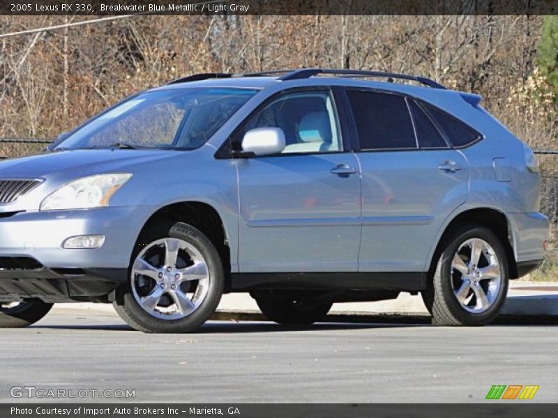Breakwater Blue Metallic / Light Gray 2005 Lexus RX 330