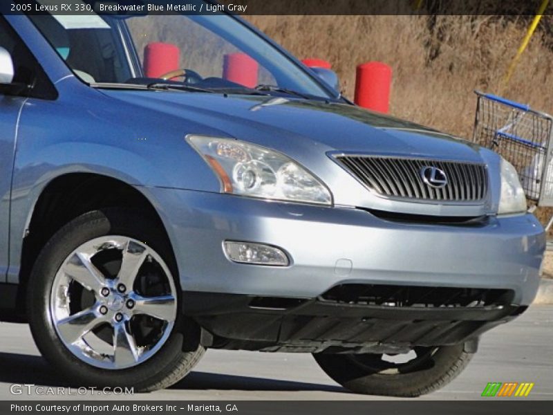 Breakwater Blue Metallic / Light Gray 2005 Lexus RX 330